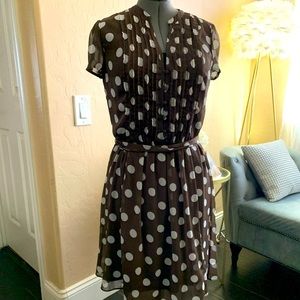 MSK polka dot dress